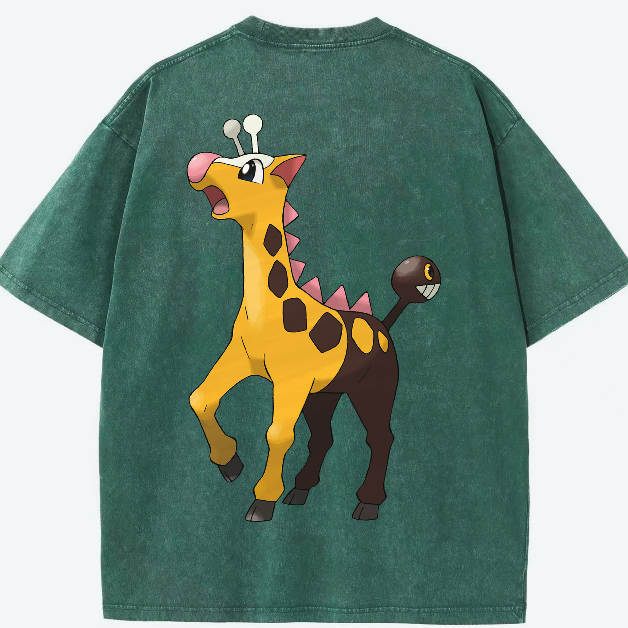 （画像用） ポケットモンスター Pokémon 綿100% ヴィンテージ風 半袖Tシャツ（背面プリント）